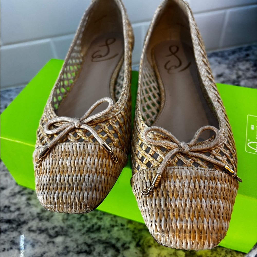 Sam Edelman Raffia Ballet Flat - Picture 2 of 7